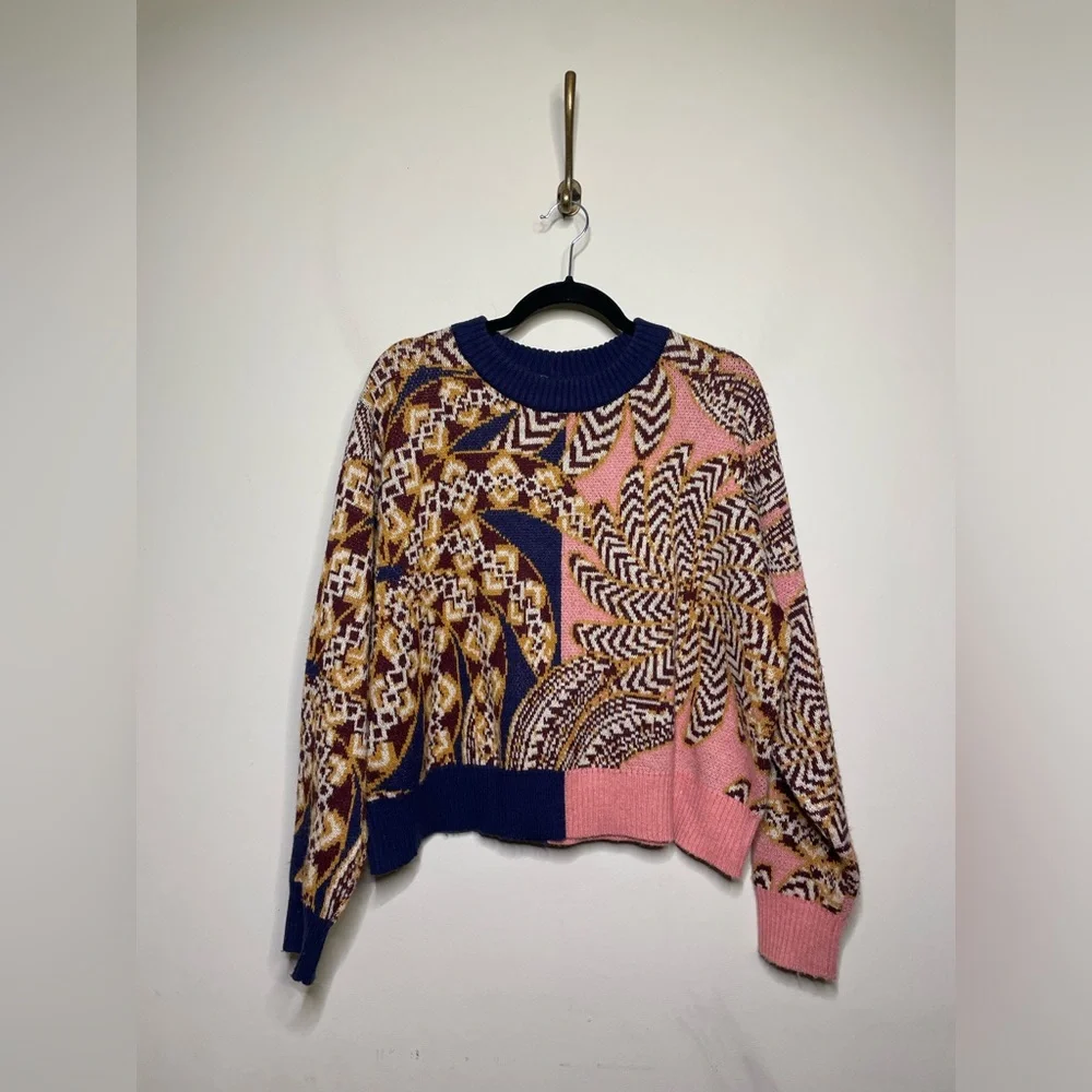 FARM Rio Multicolor Patterned Sweater - Picture 5 of 8